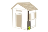 Smoby – Regenfass mit Gießkanne – Zubehör für Smoby Spielhäuse, Sammlung von Regenwasser, mit Regenrinne und Wasserhahn, passend für die meisten Smoby Spielhäuser - 1