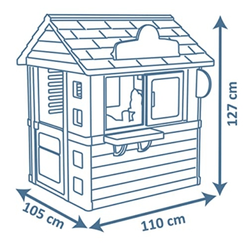 Smoby - Spielhaus Sweety Corner - Kinderspielhaus für drinnen und draußen, mit Verkaufstheke und viel Zubehör, ab 2 Jahren - 6