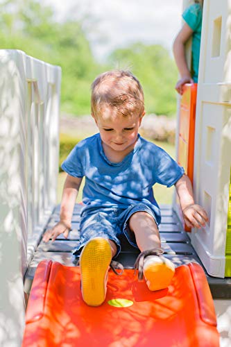 Smoby – Stelzenhaus - Spielhaus mit Rutsche, XL Spiel-Villa auf Stelzen