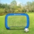 SONGMICS Fußballtor für Kinder, faltbar, Garten, Park, Strand, Gestell aus Stahldrähten, Haltestangen aus Glasfaserstäben, Oxford-Gewebe und Polyester, blau-schwarz SZQ121Q01 - 2