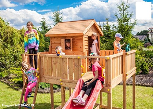 Spielanlage "SPIDER LAND" DREI Spieltürme von Fungoo Podesthöhe 145cm