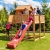 Spielhaus MYSPACE XL aus Holz Kinderspielhaus Gartenhaus Kletterturm Rutsche - 1