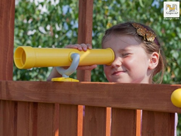 Spielhaus MYSPACE XL aus Holz Kinderspielhaus Gartenhaus Kletterturm Rutsche - 6