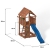 Spielturm FORTRESS Kletterturm mit 2,9 m Rutsche Sandkasten Kletterwand und vielen Klettermöglichkeiten - 2
