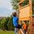 Spielturm FORTRESS Kletterturm mit 2,9 m Rutsche Sandkasten Kletterwand und vielen Klettermöglichkeiten - 7