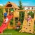 Spielturm FORTRESS-SPIDER-Podest 125/145cm, 2,90 m Rutsche und Schaukel - 2