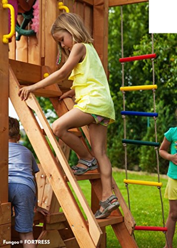 Spielturm FORTRESS-Toybox - Podesthöhe 145 cm mit 2,90 m Rutsche - 4