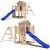 Stelzenhaus Spielturm Baumhaus Schaukel Holzspielhaus Kletterturm Rutsche -