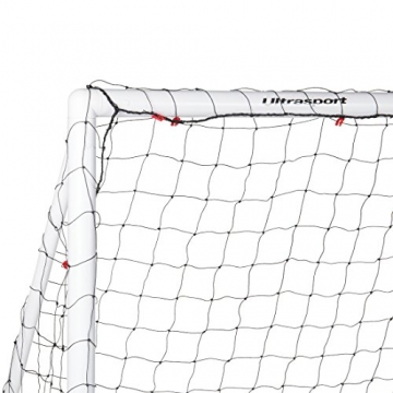 Ultrasport Fußballtor, Stecksystem, aus wetterfestem Kunststoff, 180 x 120 x 90 cm - 