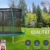 Ultrasport Garten Trampolin XL, 244 cm Durchmesser, belastbar bis 100 kg, großes Outdoor Trampolin mit viel Platz und vielen Sicherheitsmerkmalen, Trampolin Komplettset, Grün - 8