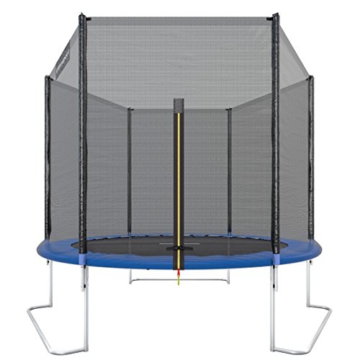 Ultrasport Gartentrampolin Jumper, Trampolin Komplettset inklusive Sprungmatte, Sicherheitsnetz, gepolsterten Netzpfosten und Randabdeckung, Ø 251 cm - 1