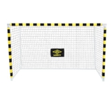 Umbro Fußballtor - 300 x 200 x 110 cm - Metall - Fußball-Trainingsgeräte für alle Altersgruppen - Einfache Montage - Schwarz/ Gelb - 1