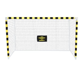 Umbro Fußballtor - 300 x 200 x 110 cm - Metall - Fußball-Trainingsgeräte für alle Altersgruppen - Einfache Montage - Schwarz/ Gelb - 1