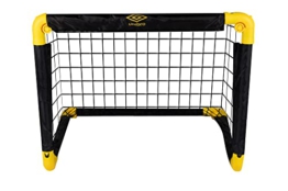 Umbro Fußballtor -50 x 44 x 44 cm Faltbar für Kinder und Erwachsene - Schwarz/Gelb - 1