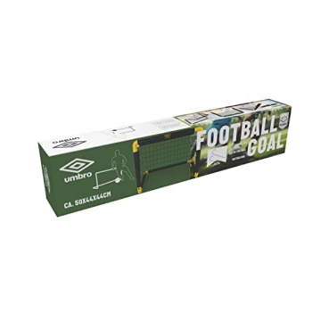 Umbro Fußballtor -50 x 44 x 44 cm Faltbar für Kinder und Erwachsene - Schwarz/Gelb - 4