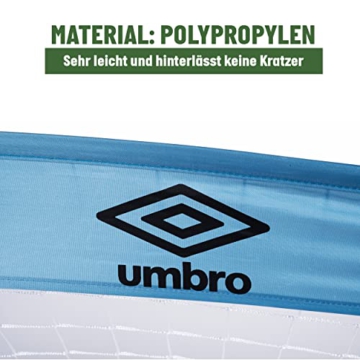 Umbro Pop-Up Fußballtor-110 x 78 x 78 cm-Inkl. Reisetasche-Fußball-Trainingsgeräte für alle Altersgruppen-Für drinnen und draußen-Schwarz/Gelb - 6