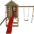 Wendi Toys Kinderspielhaus Alpaka Spielturm Stelzenhaus Baumhaus Holzhaus mit Sandkasten Veranda Schaukel und Rutsche - 1
