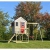 Wendi Toys Kinderspielhaus Zebra Spielturm inkl. Veranda und Schaukelgerüst - 2