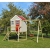 Wendi Toys Kinderspielhaus Zebra Spielturm inkl. Veranda und Schaukelgerüst - 3