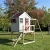 Wendi Toys Kinderspielhaus Zebra Spielturm inkl. Veranda und Schaukelgerüst - 4