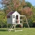 Wendi Toys Kinderspielhaus Zebra Spielturm inkl. Veranda und Schaukelgerüst - 5