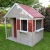 Wendi Toys M12 Summer Villa House WE-732| Rot Kinder Spiel Haus mit voller Tür, Fenster, Jalousien, Veranda, Spielzeug Regal, Fensterläden| Holz Garten Spielhaus - 3