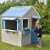 Wendi Toys M17 Maritime House | Kinder HolzSpielhaus | Blau Holz Garten Haus | Holzhäuser für draußen - 3