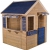 Wendi Toys M17 Maritime House | Kinder HolzSpielhaus | Blau Holz Garten Haus | Holzhäuser für draußen - 1