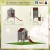 Wendi Toys M4 Nordic Garden House WE-703 + WE-705 + WE-711| Kinderspielhaus auf Plattform mit Rutsche 118 cm| Kinder Holz Spielhaus Gartenhaus mit Fenstern, Leiter, Rutsche, Volltür - 6