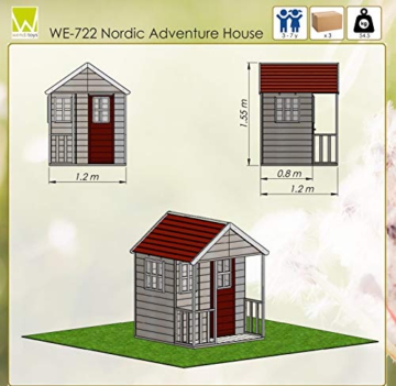 Wendi Toys M6 Nordic Adventure House | Spielhaus - 8