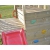 Wendi Toys Spielturm Flamingo Stelzenhaus Kletterturm inkl. Rutsche, Schaukel & Kletterwand - 3