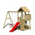 Wendi Toys Spielturm Flamingo Stelzenhaus Kletterturm inkl. Rutsche, Schaukel & Kletterwand - 1