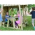 Wendi Toys Spielturm Gorilla Stelzenhaus Kletterturm inkl. Rutsche, Schaukel & Kletterwand - 3