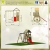 Wendi Toys Spielturm Gorilla Stelzenhaus Kletterturm inkl. Rutsche, Schaukel & Kletterwand - 5