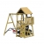 Wendi Toys Spielturm Gorilla Stelzenhaus Kletterturm inkl. Rutsche, Schaukel & Kletterwand - 1