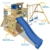 WICKEY Spielturm Klettergerüst Smart Camp mit Schaukel & anthraziter Rutsche, Baumhaus mit Sandkasten, Kletterleiter & Spiel-Zubehör - 2