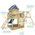 WICKEY Spielturm Klettergerüst Smart Cave mit Schaukel & grüner Rutsche, Baumhaus mit Sandkasten, Kletterleiter & Spiel-Zubehör - 2