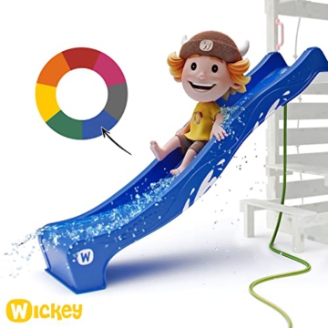 WICKEY Spielturm Klettergerüst Smart Coast mit Schaukel & anthraziter Rutsche, Outdoor Kinder Kletterturm mit Sandkasten, Leiter & Spiel-Zubehör für den Garten - 6
