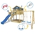 WICKEY Spielturm Klettergerüst Smart Coast mit Schaukel & grüner Rutsche, Stelzenhaus mit großem Sandkasten - 2