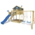 WICKEY Spielturm Klettergerüst Smart Coast mit Schaukel & grüner Rutsche, Stelzenhaus mit großem Sandkasten - 3