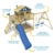 WICKEY Spielturm Klettergerüst Smart Coast mit Schaukel & roter Rutsche, Stelzenhaus mit Sandkasten, Kletterleiter & Spiel-Zubehör - 2