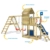 WICKEY Spielturm Klettergerüst Smart Port mit Schaukel & blauer Rutsche, Kletterturm mit Sandkasten, Leiter & Spiel-Zubehör - 3