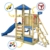 WICKEY Spielturm Klettergerüst Smart Savana mit Schaukel & blauer Rutsche, Kletterturm mit Kletterleiter & Spiel-Zubehör - 7