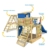 WICKEY Spielturm Klettergerüst Smart Surf mit Schaukel und blauer Rutsche, Baumhaus mit Sandkasten, Kletterleiter & Spiel-Zubehör - 2
