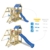 WICKEY Spielturm Klettergerüst TurboFlyer mit Schaukel & blauer Rutsche, Kletterturm mit Sandkasten, Leiter & Spiel-Zubehör - 4
