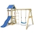 WICKEY Spielturm TinyCabin Kletterturm Spielplatz mit Schaukel und Rutsche, Sandkasten und Strickleiter - 3
