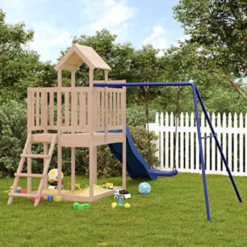 Yolola Spielturm Outdoor Gartenspiele Für Kinder Type-10 Spielturm Mit Rutsche Und Schaukel,Kinderrutsche Outdoor,Kindergartenschaukeln Empfohlenes Benutzeralter: 3-8 Jahre - 2