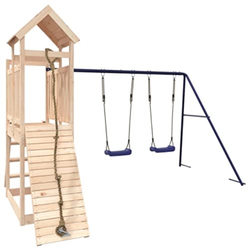 Yolola Spielturm Outdoor Gartenspiele Für Kinder Type-23 Spielturm Mit Rutsche Und Schaukel,Kinderrutsche Outdoor,Kindergartenschaukeln Empfohlenes Benutzeralter: 3-8 Jahre - 3